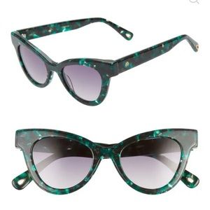 Lele Sadoughi 47mm sunglasses in green